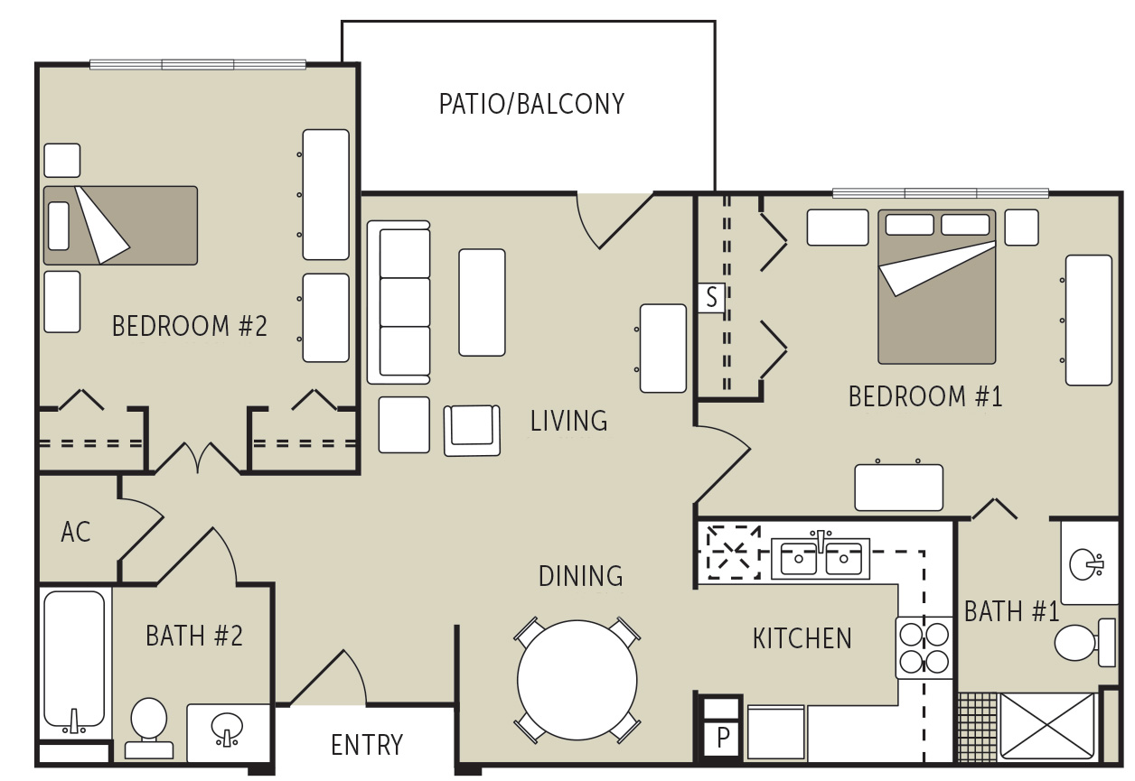The Redbud floor plan