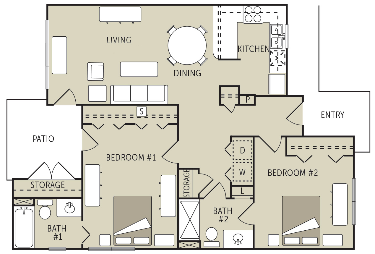 The Cypress floor plan